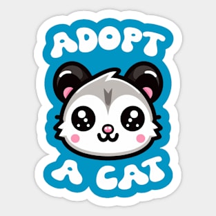 Adopt A Cat Sticker